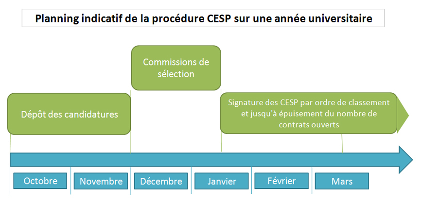 Visuel planning universitaire CESP