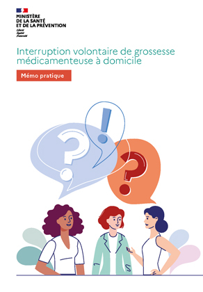 Couverture Mémo pratique "Interruption Volontaire de Grossesse (IVG)" médicamenteuse - 2023