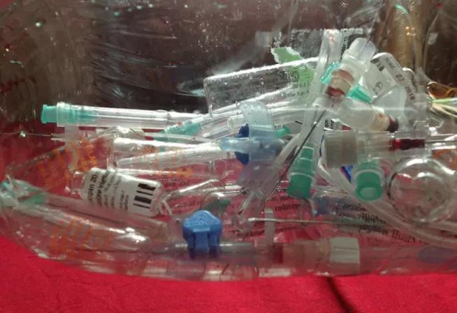 Photo seringues recyclage