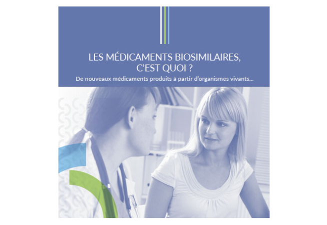 Image Brochure des médicaments biosimilaires