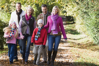 Photo d'une famille