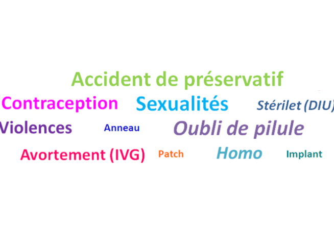 Nuage de mots sexualité contraception IVG