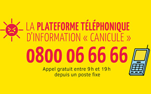 Image Santé Publique France - Plateforme Canicule Info Service