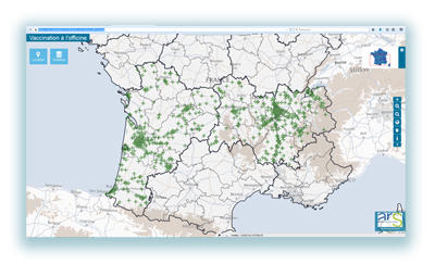 Cartographie vaccination officine