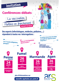 Affiche conférence-débats vaccination