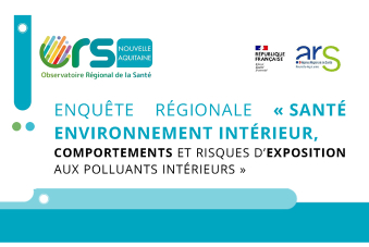 Visuel Enquête « Santé environnement intérieur Nouvelle-Aquitaine - Maternités » - ORS - Décembre 2022