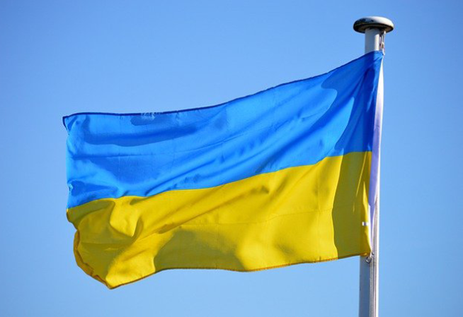Photo drapeau Ukrainien