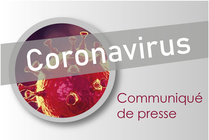 Visuel COVID-19 / Coronavirus - Communiqué de presse